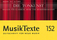 Juliane Klein, Gordon Kampe und Hannes Seidl in "Tonkunst" und "MusikTexte"